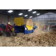 Dérouleuse pailleuse DE225 KP - Warzée SA - Balles rondes jusqu'à 150 cm et 800 kg – Compatible chargeurs compacts_2