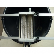 Moulin à malt à rouleaux ajustables en inox - entonnoir 5L - capacité 50 kg/h_2