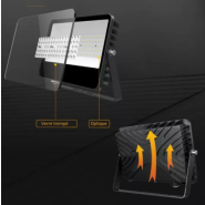 Projecteur LED en applique avec détecteur de mouvement - 20W à 30W - DETEC - Étanche IP65 - 140 Lumens/W_2