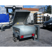 Remorque française démontable avec châssis galvanisé