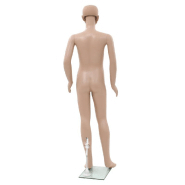 Vidaxl mannequin enfant corps complet avec base verre beige 140 cm 142931_2