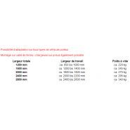 Lames à neige Thaler - en acier Hardox - avec volets à ressort et parallélogramme hydraulique_2