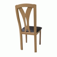 Chaise morgan en bois massif_2