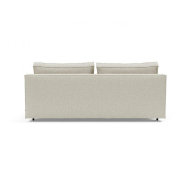 Canapé convertible design SLY Innovation Living - Lit 140x200 cm - Pieds métal noir - Tissu Mixed Dance Natural_2