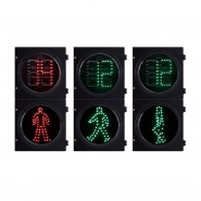 Feu de signalisation LED Rx300-3-zgsm-2 - Diamètre 300mm - Rouge et Vert - Pour la sécurité routière_2