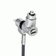 Antivol Universel 3-en-1 pour Ordinateur Portable, Cble de Verrouillage de 2m à  Clé Maîtresse, Comp_2