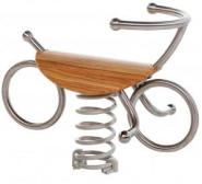 Jeu Ressort Natural - Structure en inox et assise en bois pour enfants de 3 à 12 ans_2