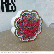 Logos polystyrène à remplir - Peint sur toutes les faces (Fabrication en 7 jours ouvrés + Livraison), Rose Fuchsia, Lettres_2