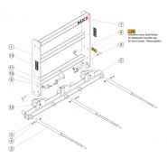 Manubal L6000, pique-balles robuste adapté aux balles rondes et rectangulaires