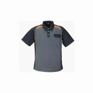 POLO terratrend TXJOB3817 noir gris orange-modele expo_2