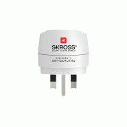 SKROSS Adaptateur de voyage Europe vers Royaume-Uni, pour appareils à 2 et 3 pôles_2