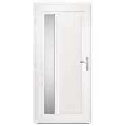 Vidaxl porte d'entrée anthracite 98x208 cm pvc 3157101_2