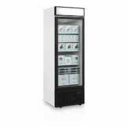 Congélateur vertical de vitrine Ventilé L.680mm 440L ext.Blanc TEFCOLD_2