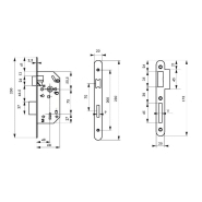 Serrure à encastrer Monomax NF - Têtère inox pour porte intérieure - Réversible sans démontage - Garantie 10 ans_2