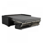 Canapé convertible Dreamer 3 places - ouverture express 140x197 cm - matelas 16 cm - tissu velours bleu paon_2