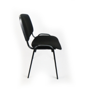 Chaise visiteur noir classique d'occasion - Pratique et résistante - Usage quotidien_2