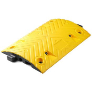 Ralentisseur de vitesse 70 mm pour voie privée - Tire-fond OFFERT - Caoutchouc et PVC - Charge 20 tonnes - Réduit la vitesse à 10 km/h_2