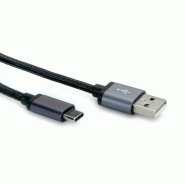 ROLINE Câble USB 2.0, C-A, M/M, noir, 0,8 m_2