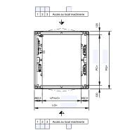 Système de levage Type 1000.15/50 avec transmission par vis sans fin
