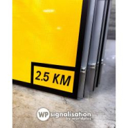 Panneau de voirie temporaire KD42B - Déviation - Signalisation de carrefours complexes_2