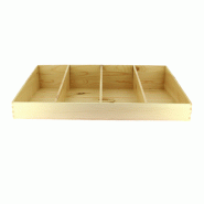 Tablette bois inclinée 3 séparation 60x40cm -_2