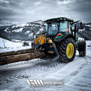 Treuil forestier professionnel 2x85G Uniforest - double tambour - 8.5T - pour tracteur à partir de 100Cv_2