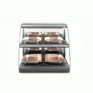 Vitrine de table chauffante quartz deux niveaux HENDI_2