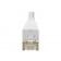 Cordon RJ45 catégorie 6 F/UTP blanc - 20 m - Blindé en aluminium/cuivre - Compatible normes ANSI/TIA 568 et ISO 11801_2