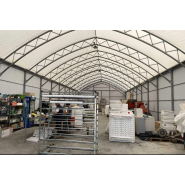 Entrepôt agricole avec faîtière double courbe en treillis pour  environnements  plus exigeants - Multiart TR_2