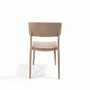 Wing - Chaise empilable en polypropylène sable_2