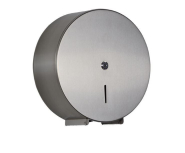 Distributeur de Papier - Inox Brossé 430 - Ouverture Frontale - Lames Ciselées - Serrure à Clé_2