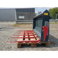 Fourche à fumier 1,50 m - Sonarol WO SNR 1500 - 6 dents - Adaptable Euro_2