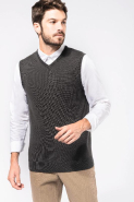 Pull col V sans manches - Kariban - Réf: K969 - 50% coton / 50% acrylique - Plusieurs tailles et couleurs disponibles_2