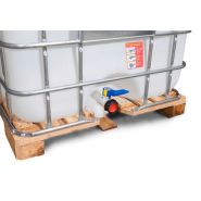 266177W - Cuve Recobulk IBC 1000 Litres - Palette Bois, Ouverture DN 225, Sortie DN 50_2