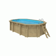 Piscine octogonale allongée Emeo - 3,50 x 5,40 x H. 1,31 - piscine en kit_2