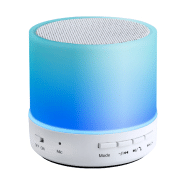 Enceinte Bluetooth - Boîtier en plastique - Éclairage LED multicolore - Appel mains libres et radio FM_2