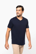 T-shirt homme Supima col V manches courtes - Kariban Premium - Réf: PK304 - 100% coton peigné, toucher doux et soyeux_2