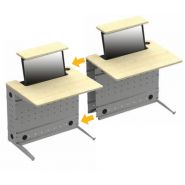 Table multimedia ecran escamotable - plug-in_2