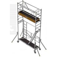 Échafaudage aluminium Banchalu ULTRALU - Hauteur de travail de 4.00 m à 9.75 m - Plateau baquet alu/bois avec trappe_2