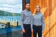 Chemise vichy gros carreaux - Réf: PR352 - manches longues, tissu popeline résistant, marque Premier_2