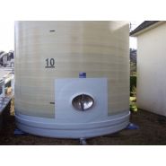 Cuves de stockage pour engrais liquide - pente 2% - Maitre-Simonneau - capacité de 21 à 102 m3 - polyester haute résistance à la corrosion_2