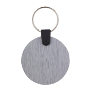 Porte-clés publicitaires - aluminium brossé rond - impression quadri LED UV - minimum 100 pièces_2