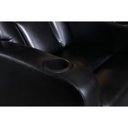 Fauteuil de cinéma en cuir - Linsen Seating - fixe avec style canapé et repose-pieds amovible_2