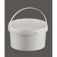 Seau plastique cylindrique en polypropylène - alimentaire - capacités 1L à 43L - homologué U.N 3L à 32L_2