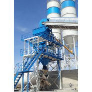Centrale à béton fixe avec mélangeur Twin Shaft/Single Shaft - 100 m³/h - Capacité 3000 lt - Promax S100_2