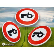Panneau d'interdiction B9D - Accès interdit aux véhicules agricoles à moteur_2