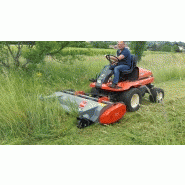 Broyeur à fléaux BMF150 avec attelage spécifique pour tondeuses frontales