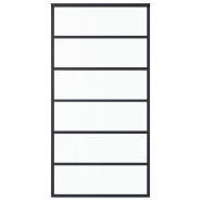 Vidaxl porte coulissante et quincaillerie verre et aluminium 102x205cm 3081955_2