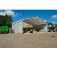 Hangar de stockage éco-responsable pour déchets et recyclage industriel - Conception moderne et durable - HTS TENTIQ GMBH_2
