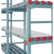 Rayonnage haute résistance 100 x 40 cm - l 1200 x p 400 mm_2